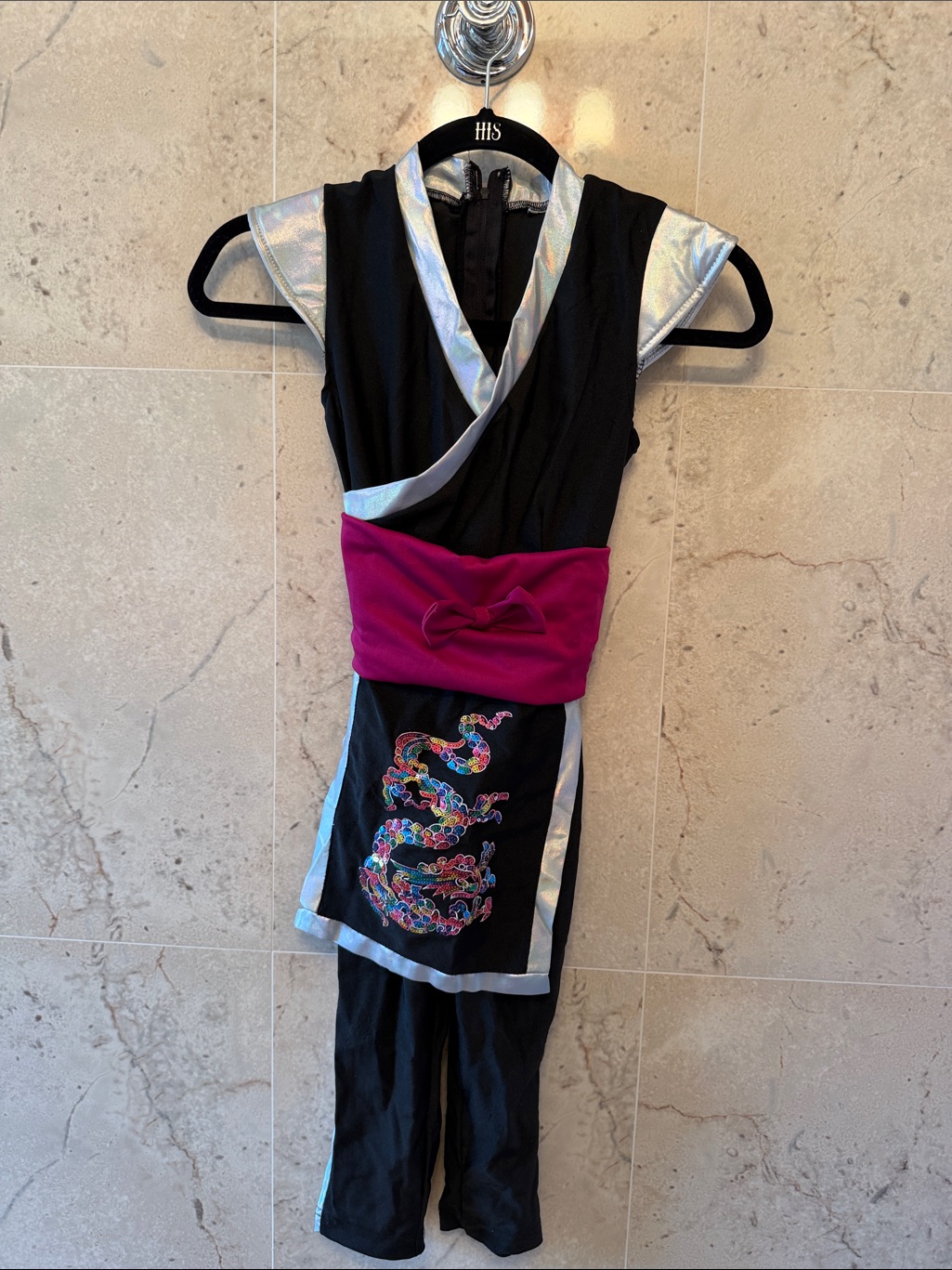 Girl’s Rainbow Ninja Costume